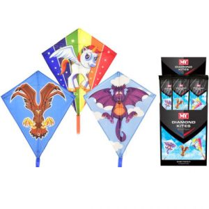 MY Character Nylon Diamond Kites 60cm X 70cm