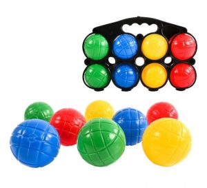 Plastic Boule Play Set 8pc
