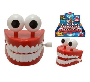 The Fun Squad Wind Up Chattering Teeth