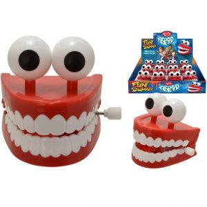 The Fun Squad Wind Up Chattering Teeth