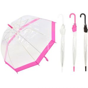 Rib Transparent Kids Umbrella 58cm