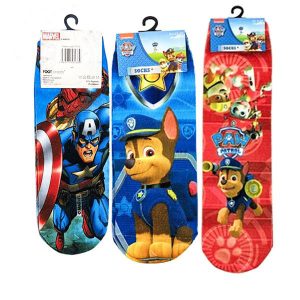 Branded Marvel & Paw Patrol Socks