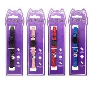 World Of Pets Glitter Car Collar 20cm-30cm