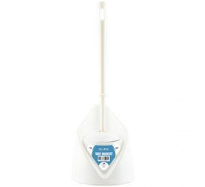 Encore White Toilet Brush Set