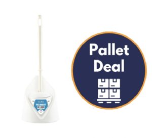 Encore White Toilet Brush Set Pallet Deal
