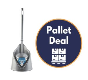 Encore Silver Toilet Brush Set Pallet Deal