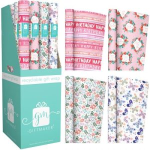 Giftmaker Female Birthday Recyclable Gift Wrap