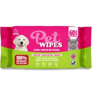 Tidy Tales Biodegradable Pet Wipes Pack of 60