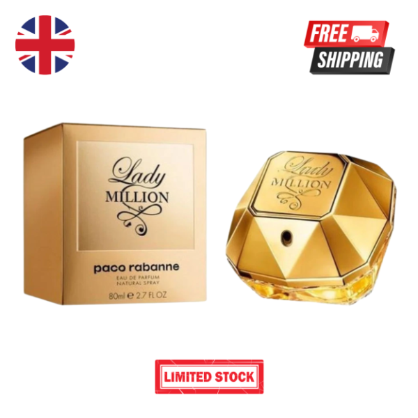 Paco Rabanne Lady Million Eau De Parfum Spray for Women 80 ml