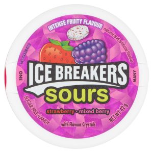 Ice Breakers Sours Strawberry & Mixed Berry 42g