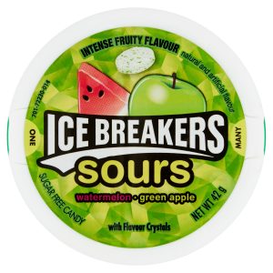 Ice Breakers Sours Watermelon & Green Apple 42g