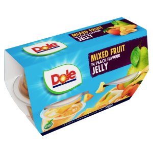 Dole Mixed Fruit in Peach Jelly 4x123g
