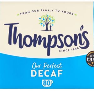Thompsons 80 Decaf Tea Bags 250g
