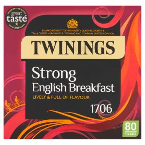 Twinings 80 Strong Tea Bags 250g