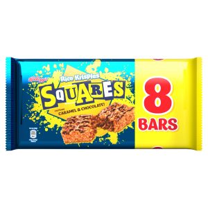 Kelloggs Rice Krispie Squares Caramel & Chocolate 8 x 36g
