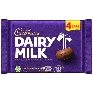 Cadbury Dairy Milk 4 Bars 108.8g