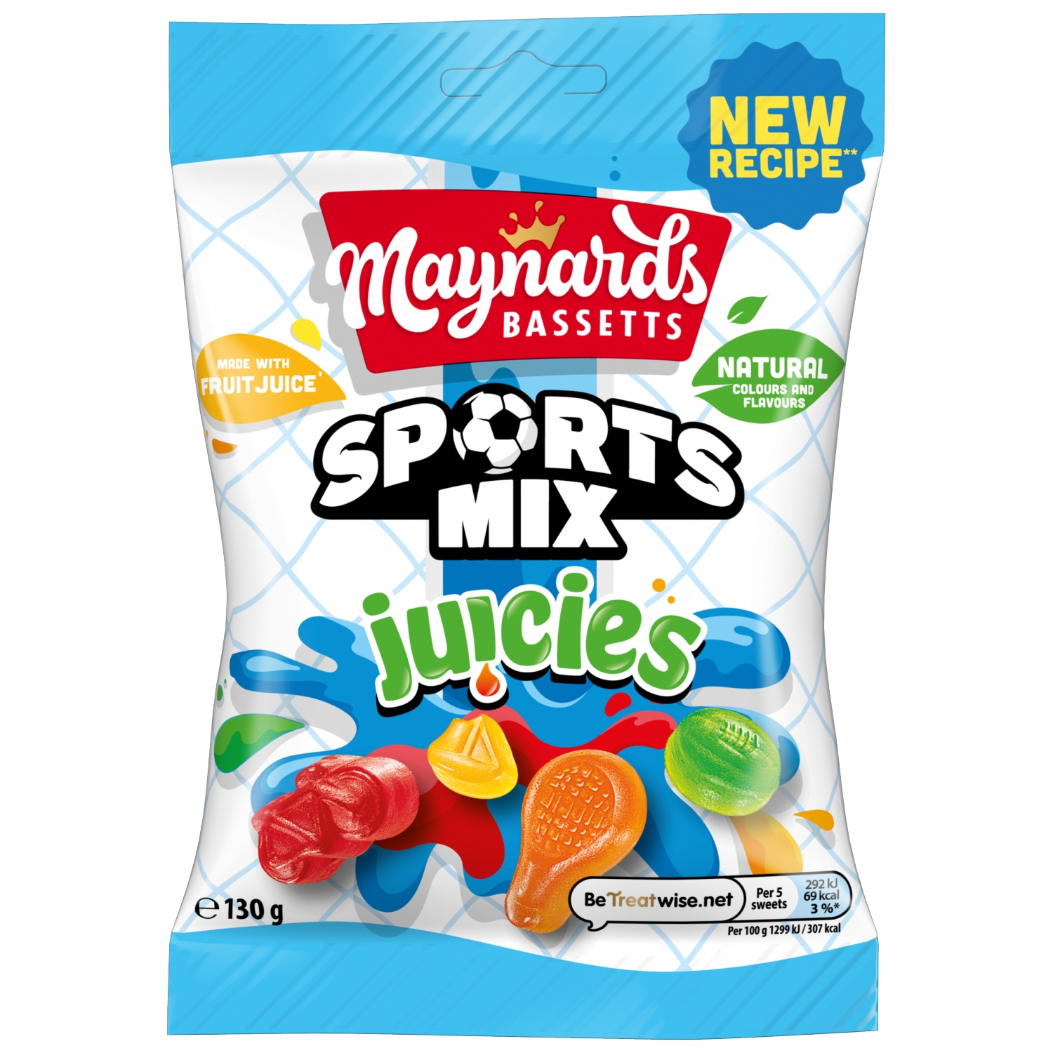 Maynards Bassetts Sports Mix Juicies 130g