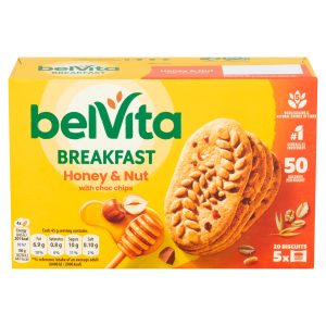 Belvita Breakfast Honey & Nuts Pack Of 5 225g