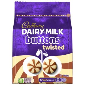 Cadbury Dairy Milk Buttons Twisted 100g