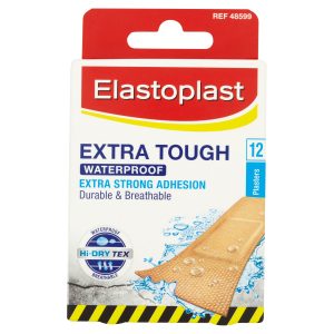 Elastoplast Extra Tough Waterproof Strips Pack Of 12