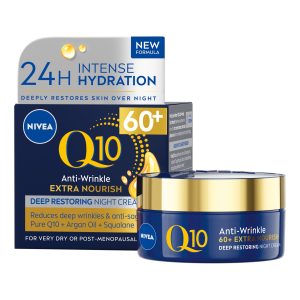 Nivea Q10 Power Anti-Wrinkle + Replenishing 60+ Night Cream 50ml