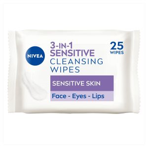Nivea Biodegradable Cleansing Wipes For Sensitive Skin 25s
