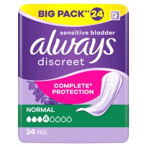 Always Discreet Normal Pads Value Pack Of 24 08488731