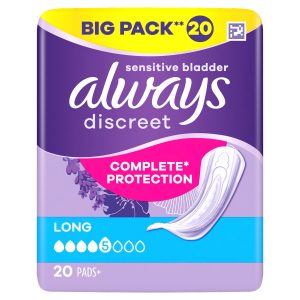 Always Discreet Long Pads Value Pack Pack Of 20