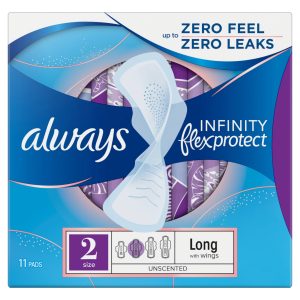 Always Infinity Pads Long Plus Pack Of 11