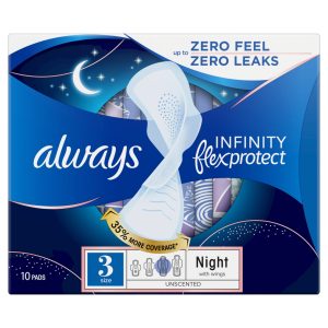 Always Infinity Night Pads Pack Of 10