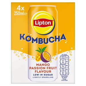 Lipton Kombucha Mango & Passionfruit 4 x 250ml