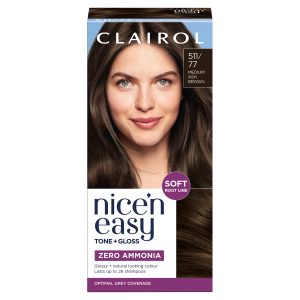 Clairol NiceN Easy Tone Gloss Semi Permanent 511/77 Medium Ash Brown