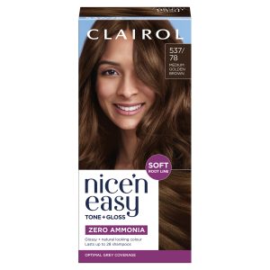 Clairol NiceN Easy Tone Gloss Semi Permanent 537/78 Med Golden Brown
