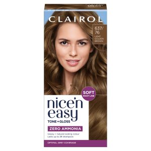 Clairol NiceN Easy Tone Gloss Semi Permanent 637/76 Light Gold Brown