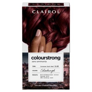 Clairol Colour Strong Permanent Hair Dye 4.46 Intense Dark Red