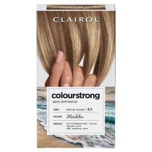Clairol Colour Strong Permanent Hair Dye 8.0 Medium Blonde