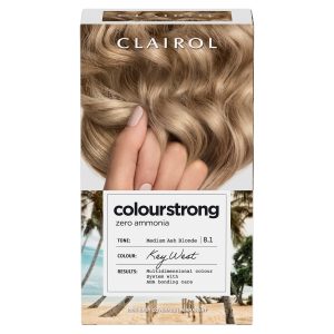 Clairol Colour Strong Permanent Hair Dye 8.1 Medium Ash Blonde
