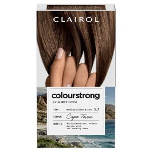 Clairol Colour Strong Permanent Hair Dye 5.3 Medium Golden Brown