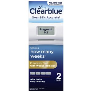 Clearblue Pregnancy Test With Weeks Indicator 2 Tests