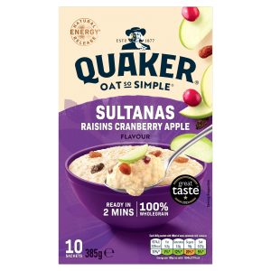 Quakers Oat So Simple Sultana Raisin Apple & Cranberry 385g