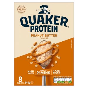 Quaker Oat So Simple Peanut Butter Protein Sachets 8 x 43.2g