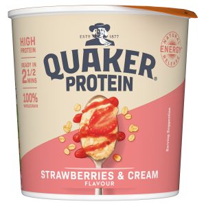 Quaker Oat So Simple Strawberry And Cream Protein Pot 59.1g