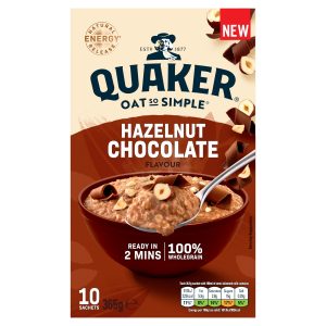 Quaker Oat So Simple Chocolate Hazelnut Sachets 10 x 36.5g
