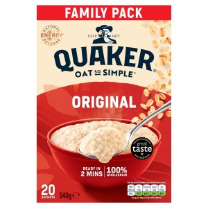 Quaker Oats So Simple Original 20 Sachets 540g