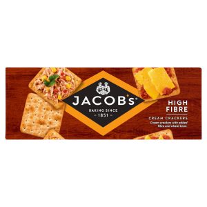 Jacobs Hi Fibre Cream Crackers 200g
