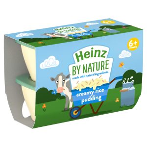 Heinz Creamy Rice Pudding 4-36 Months 4x100g