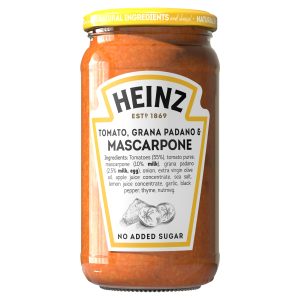 Heinz Tomato Mascarpone & Grana Padano Pasta Sauce 490g
