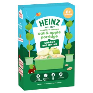 Heinz Creamy Oat & Apple Porridge Baby Food 6+ Months 125g
