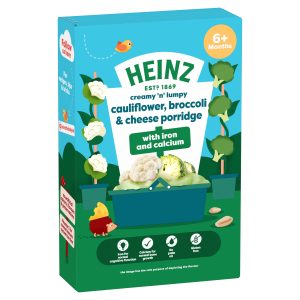 Heinz Cauliflower Broccoli & Cheese Multigrain Porridge 6+ Months 125g
