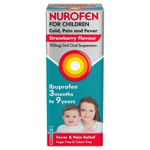 Nurofen for Children Cold Fever & Pain Strawberry 100ml